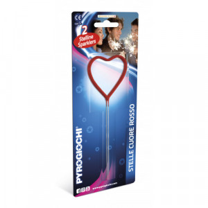 2 x Rd Heart Shaped Sprk-41273 pk 12/2