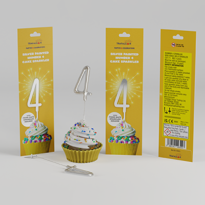 Number 4 Sparkler - 93023 pk 24/1