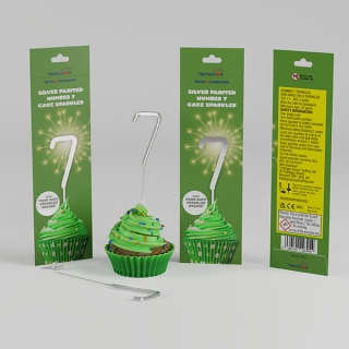 Number 7 Sparkler - 93054 pk 24/1