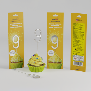 Number 9 Sparkler - 93078 pk 24/1