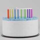 Quick Light Candles-Coloured Flame-93221 pk 24/1