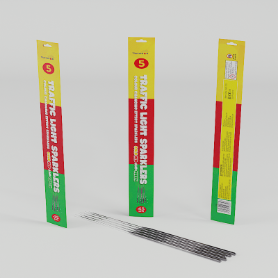 Traffic Light Sparklers - 93306 pk 2/72/5