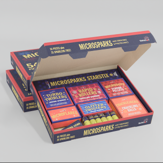 Microsparks Firework Selection-93481MS pk 10/1 Microsparks Firework Selection-93481MS pk 10/1