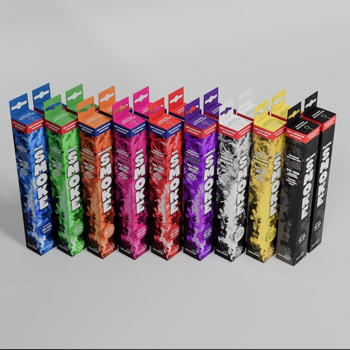 Handheld Daytime Col Smoke-Rbow-93917 pk 18/1