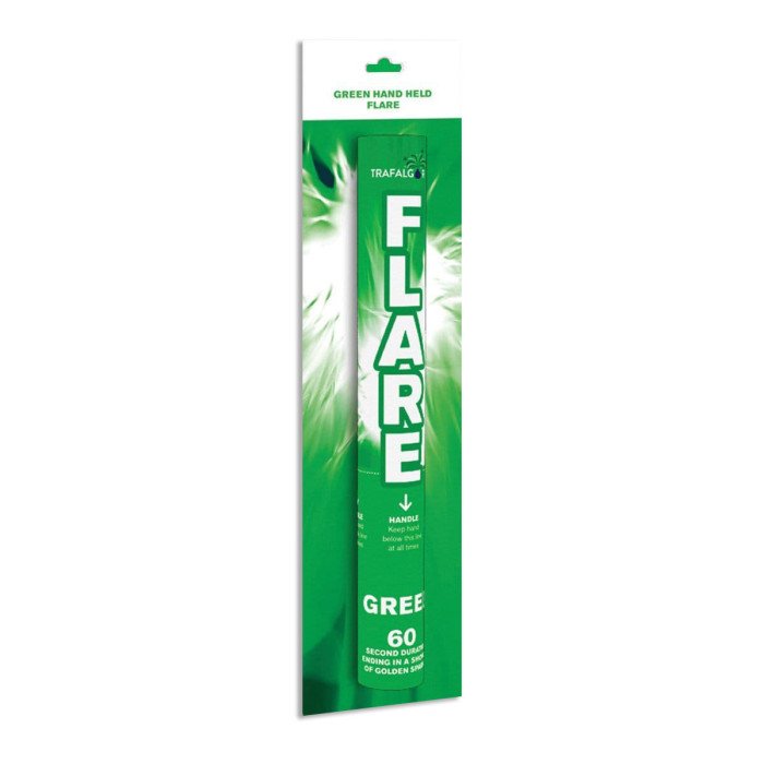 Handheld Col Fountain Flare-Green-BF001G pk 12/1