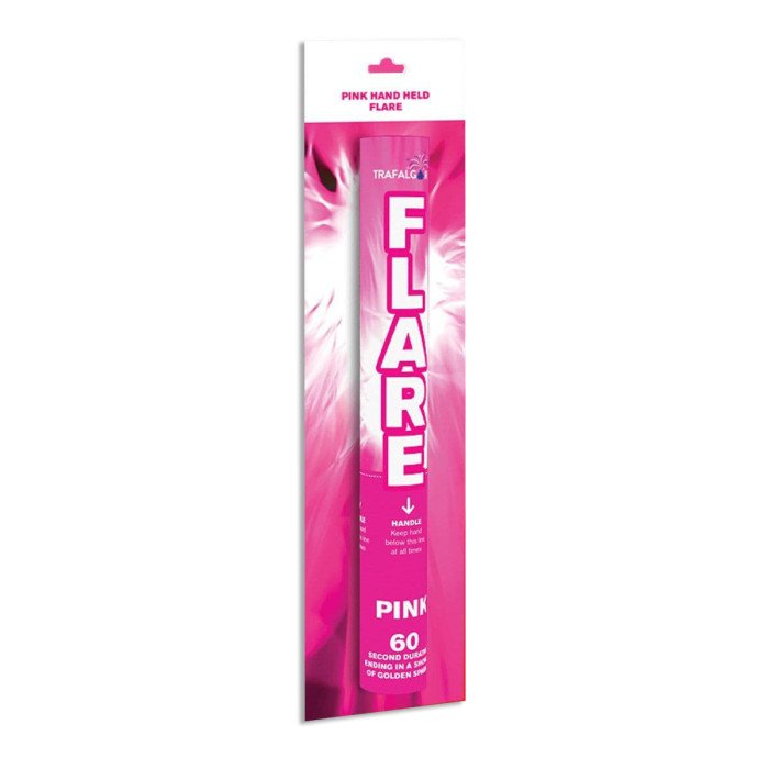 Handheld Col Fountain Flare-Pink-BF001P pk 12/1