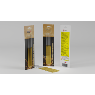 18cm Glitz Gold Sprk (pk 10)-93122 pk 24/10