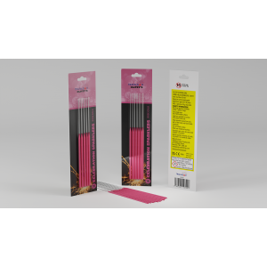 18cm Glitz Rose Gold Sprk (pk 10)-93108 pk 24/10