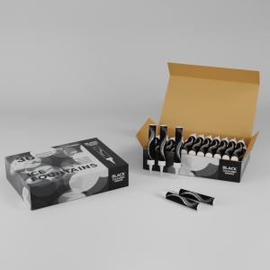 36 x Ice Fountains-Blk/Wh Wrapper-IC1204 pk 12/36