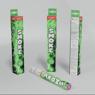 Handheld Daytime Col Smoke-Green-RPS001G pk 18/1