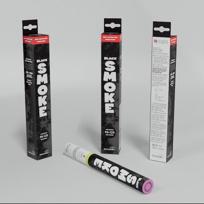 Handheld Daytime Col Smoke-Black-RPS001N pk 18/1