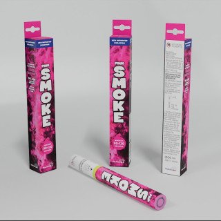 Handheld Daytime Col Smoke-Pink-RPS001P pk 18/1