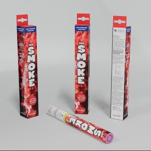 Handheld Daytime Col Smoke-Rd-RPS001R pk 18/1