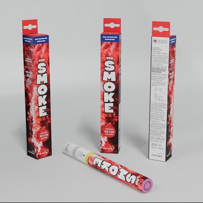 Handheld Daytime Col Smoke-Rd-RPS001R pk 18/1