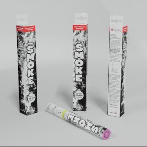 Handheld Daytime Col Smoke-White-RPS001W pk 18/1