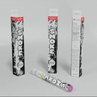 Handheld Daytime Col Smoke-White-RPS001W pk 18/1