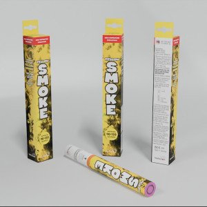 Handheld Daytime Col Smoke-Yellw-RPS001Y pk 18/1