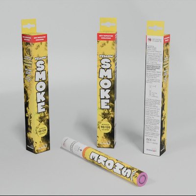Handheld Daytime Col Smoke-Yellw-RPS001Y pk 18/1