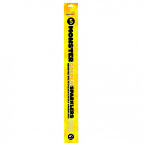 45cm Monster Gold Sprk (pk of 5)-SP0418 pk 2/72/5